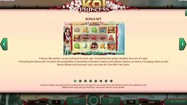 Характеристики слота Koi Princess 2