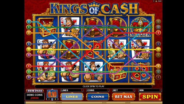 Игровой интерфейс Kings Of Cash 8