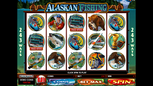 Игровой интерфейс Alaskan Fishing 8