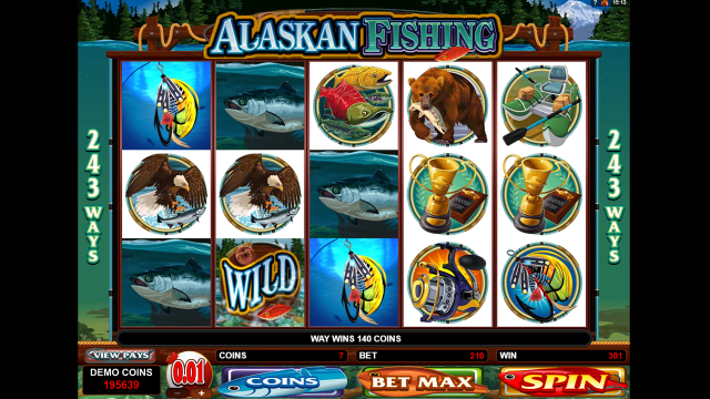 Игровой интерфейс Alaskan Fishing 6