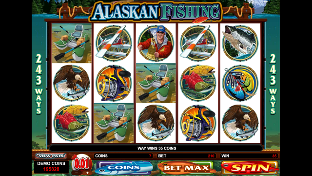 Игровой интерфейс Alaskan Fishing 4